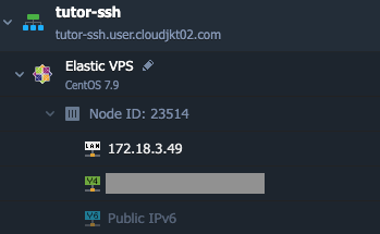 Melakukan SSH ke Elastic VPS di Dewacloud